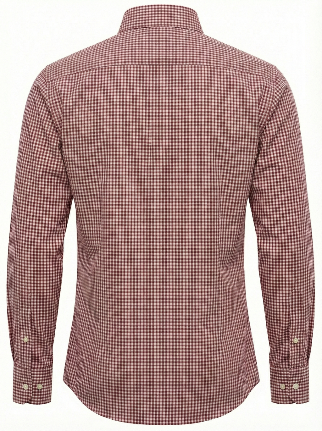 Men’s Micro Check Shirt – Red & Black Formal shirt