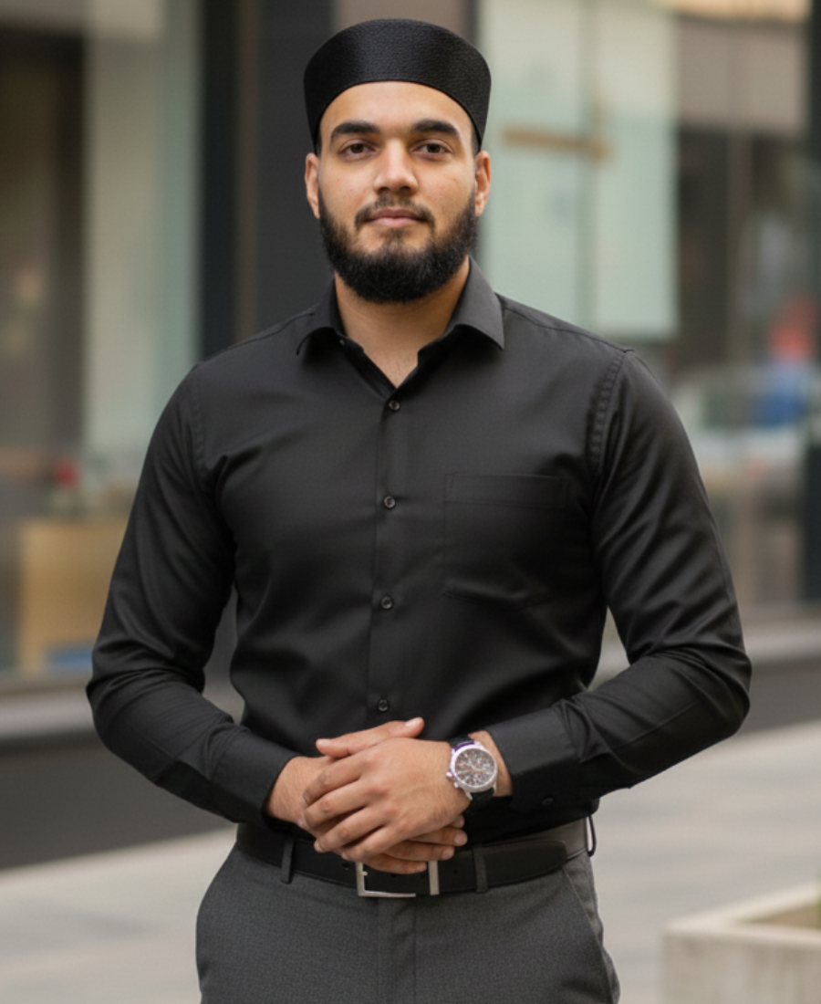 Black Stripe Formal Shirt